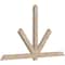Ekena Millwork Kennewick Smooth Timber Gable Bracket, Douglas Fir, 108"W x 63"H x 3 1/2"D x 5 1/2"F, 14/12 Pitch GBW108X63X0406KEN00SDF - alternate 5